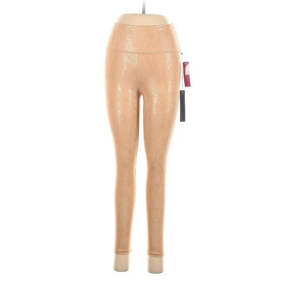 CARBON38 Metallic Beige Snake High Rise 7/8 Leggings- M